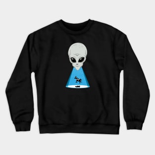 UFO Cow Abduction Crewneck Sweatshirt